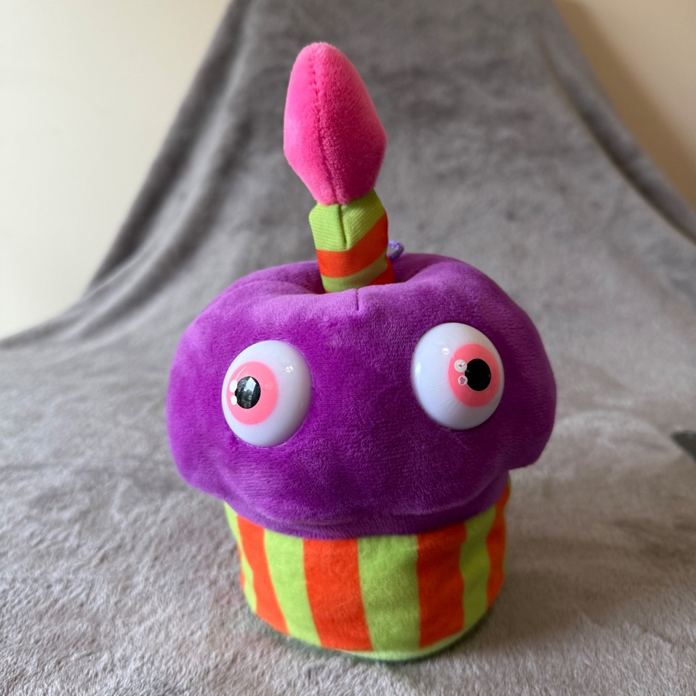 FNAF 2019 Five Nights at Freddys Purple Cupcake Stuffed Plush Scott Cawthon